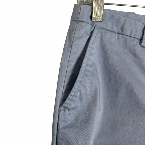 J.Crew Pants Women's Sz 4 Blue Pastel Favorite Fit Cropped Mid Rise Flat Front - Picture 6 of 11